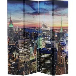 LED-Paravent Spanische Wand Raumteiler Miami, Timer, netzbetrieben 180x160cm, 28 LEDs