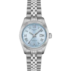 Tissot Ballade Powermatic 48 COSC 30mm Eisblau Damenuhr T156.208.11.353.00