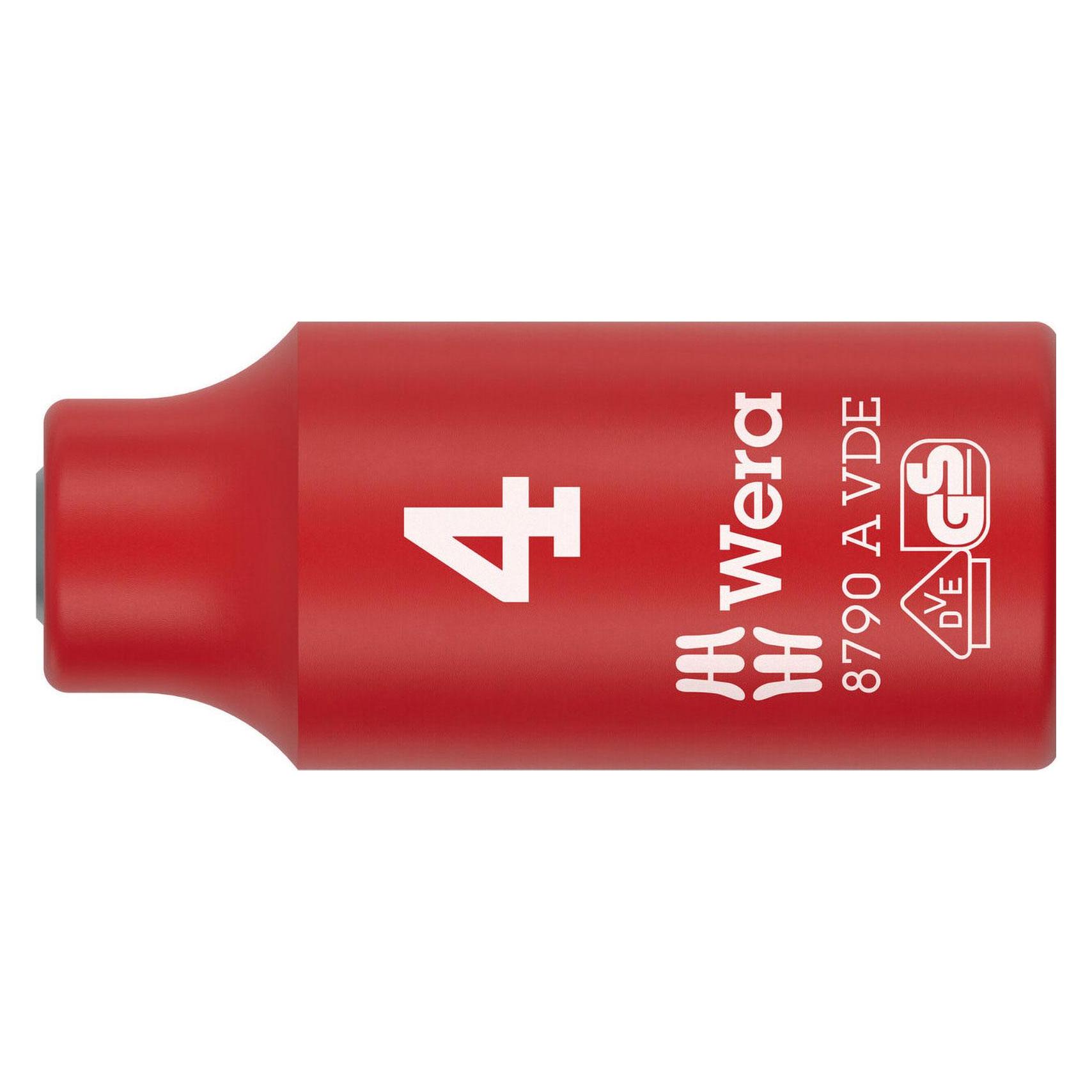 Wera 8790 A VDE Zyklop Steckschlüsseleinsatz 1/4, 4mm (4 mm) (05005930001)
