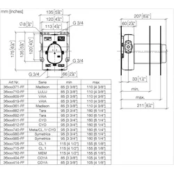 Dornbracht xTOOL UP-Thermostatmodul ohne Mengenregulierung SERIENNEUTRAL 35503970 3550397090