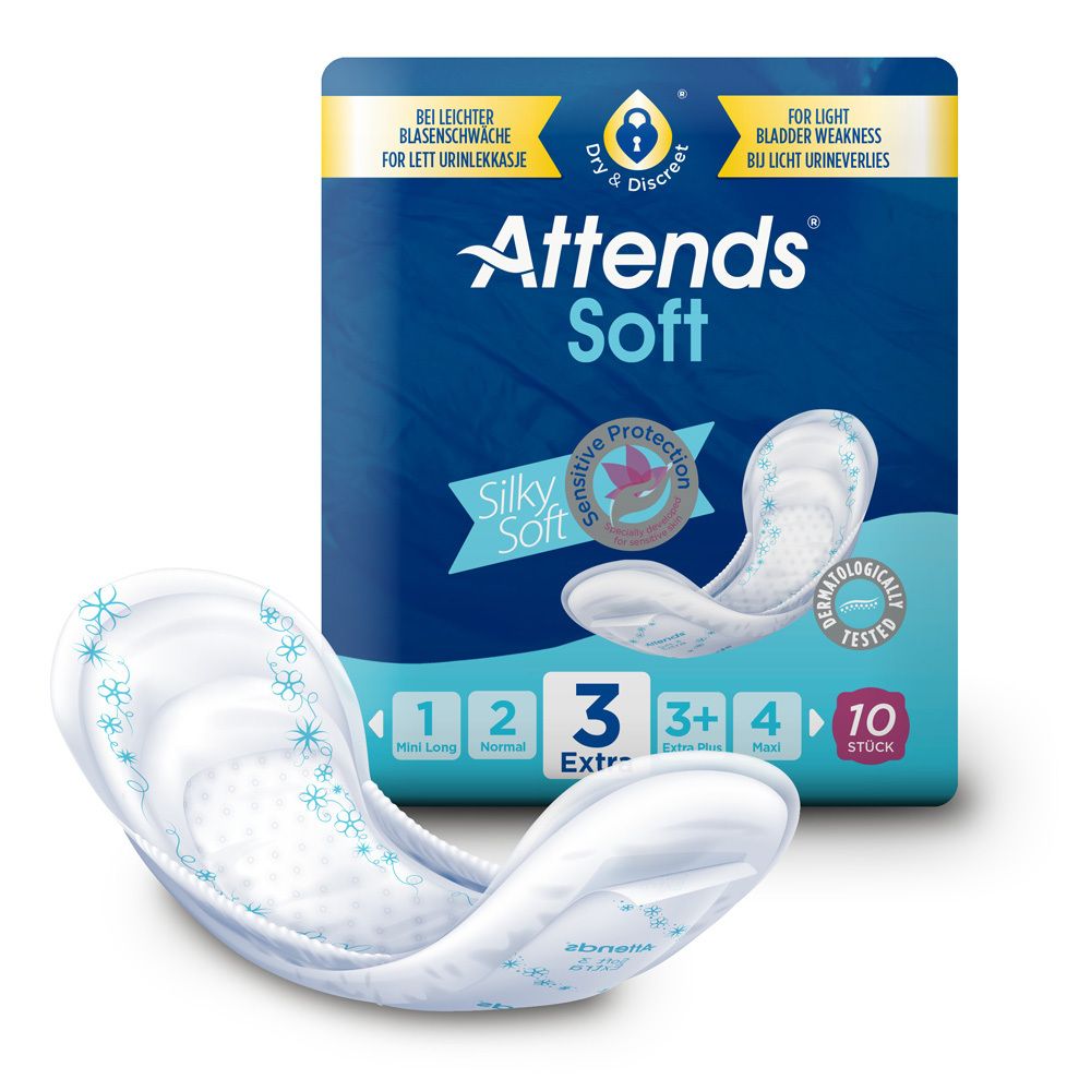 Attends Soft 3 extra 10 St Einlagen