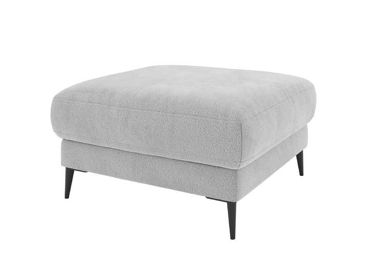 Repose-pieds 80 x 44 x 80cm Gris Tissu Sieke: Gris