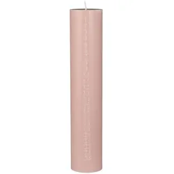 IB Laursen Weihnachtskerze 1-24 mit geprägten Zahlen, Höhe 30, Ø 6 cm, malva