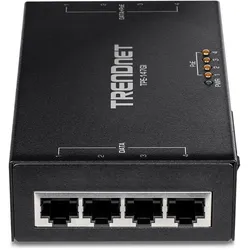 Trendnet 65W 4-Port Gigabit PoE+ (4 Ports), Netzwerk Switch, Schwarz