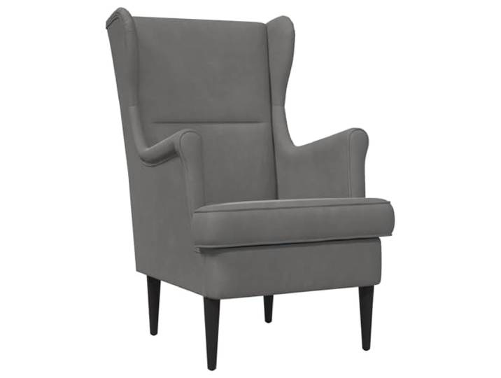 Heofavd Sessel Dunkelgrau Samt Polstersessel Relaxsessel 65x79x100 cm