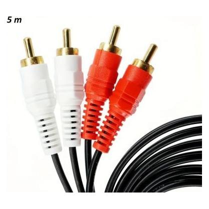 Riff RF003 2x RCA -2x RCA 5m RF003 (4752219012003) (5 m, Cinch Kabel) (RF003)