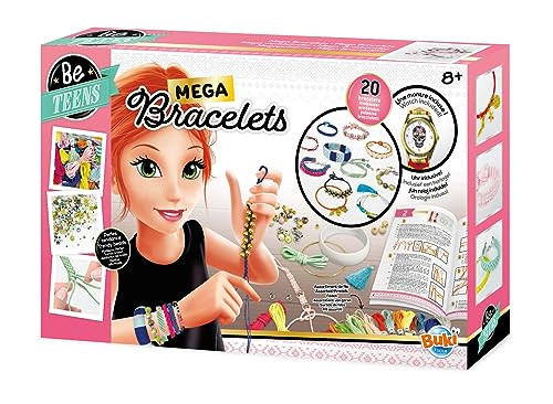 Buki France BE003 Be Teens Mega-Armbanden Set met 61 Onderdelen in Meerdere Kleuren