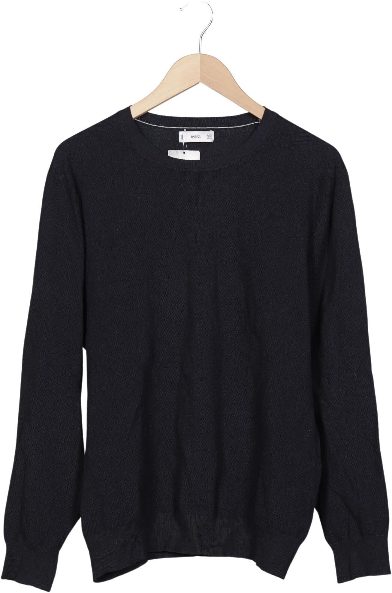 Mango MAN Herren Pullover, Marineblau, Gr. XL, Synthetik / Baumwolle - Second Hand