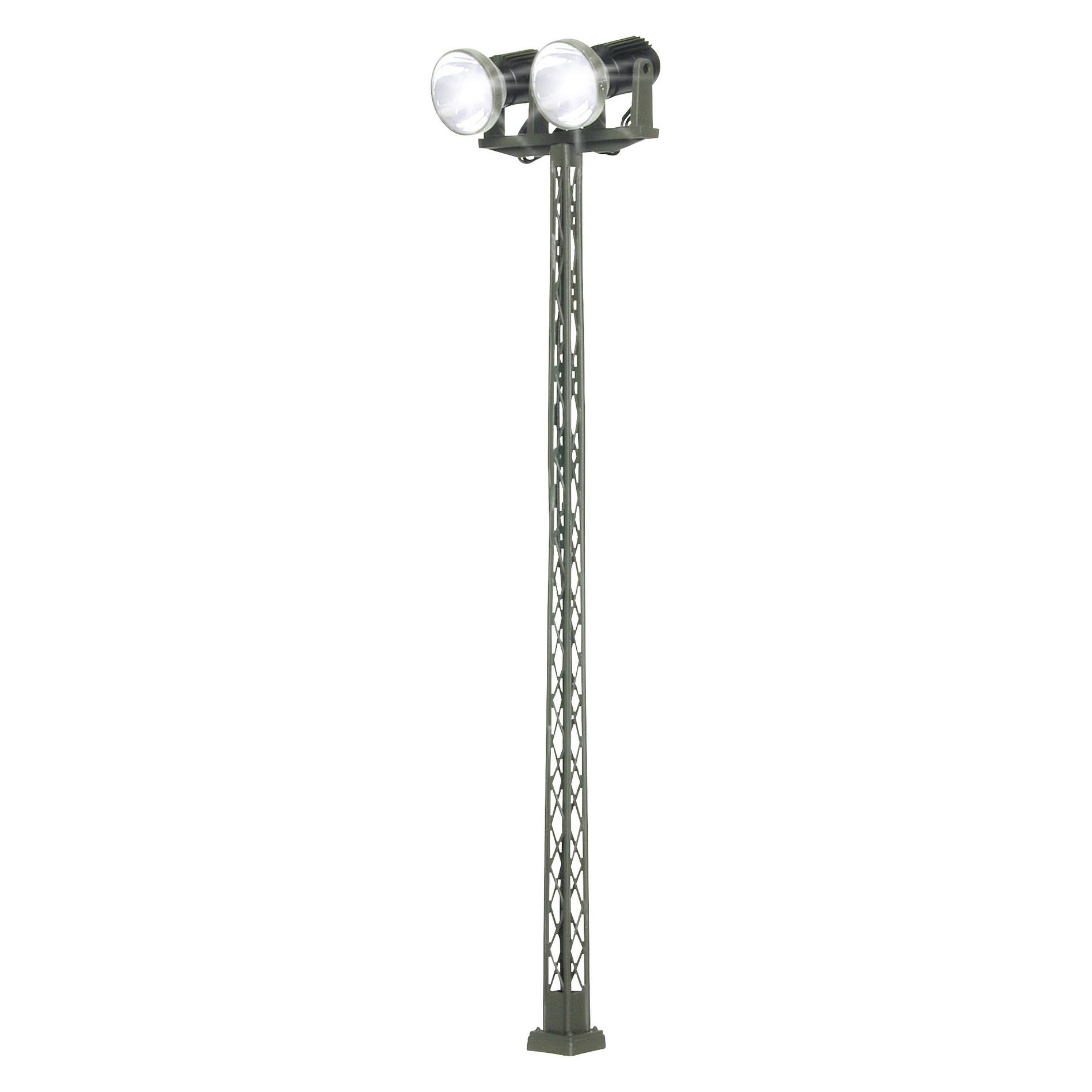 Viessmann Flutlichtstrahler H0 doppelt, 2 LEDs weiss (6332)