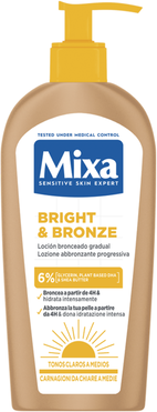 Mixa Loção Bright & Bronze Bronzeado Gradual 250 ml