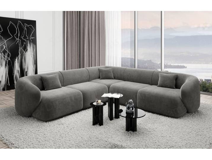 Stoff Ecksofa Marbella L-Form