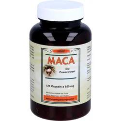 Maca Kapseln 850mg Macawurzelpulver aus Ökoanbau 120 ST
