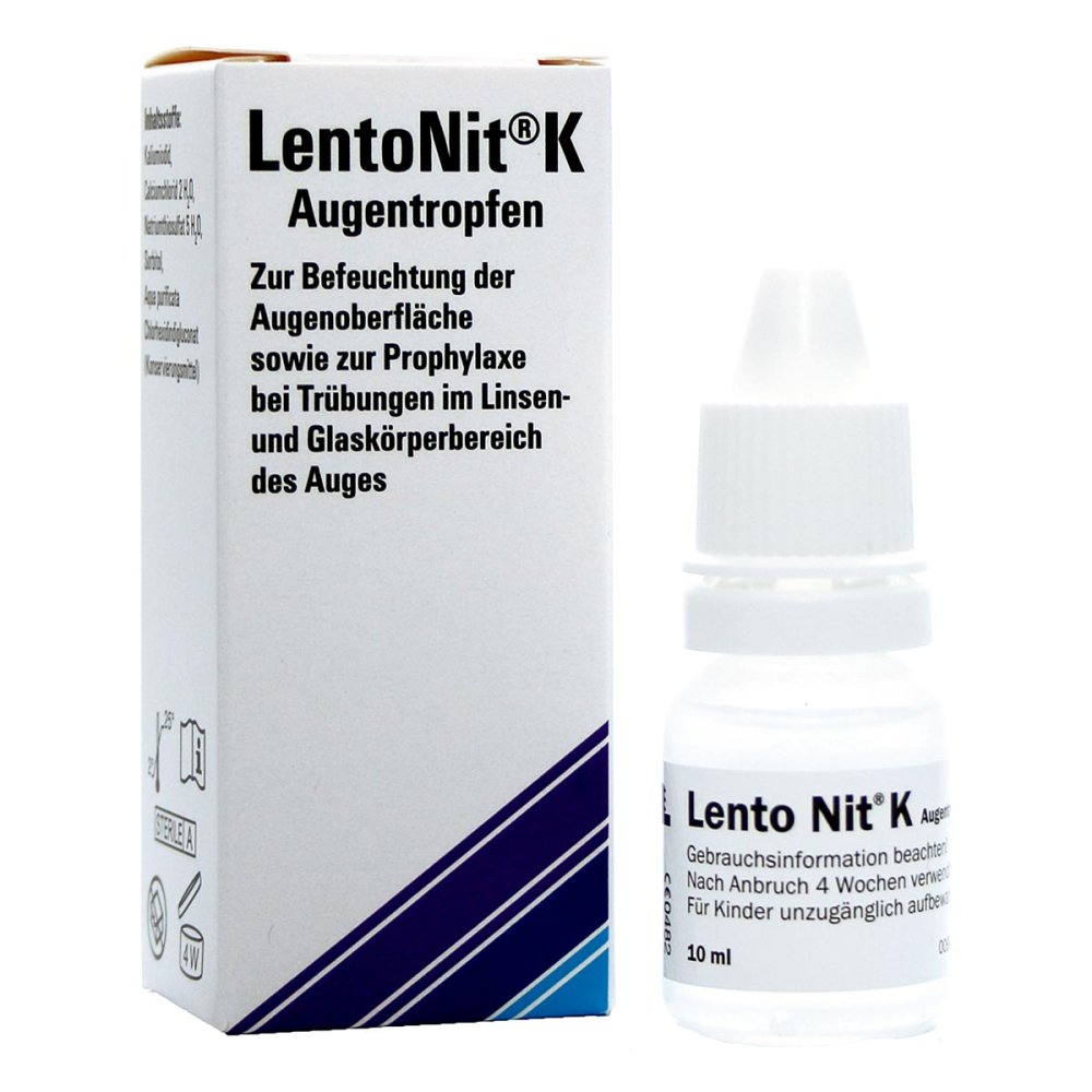 OPTIMA Pharmazeutische GmbH Lento Nit K Augentropfen 04407187