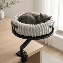 Katzenplattform 'Levi' - Schwarz - Schwarz