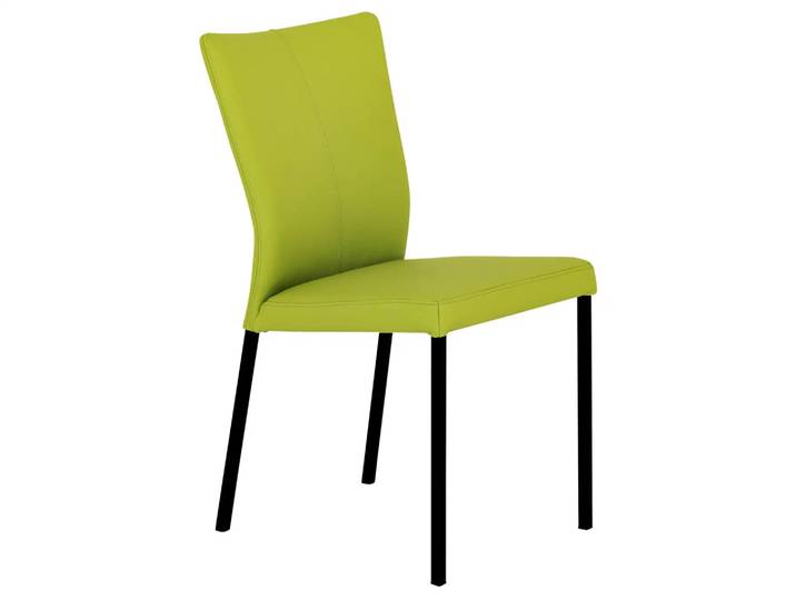 Stuhl Island Sit / Farbe: Lime / Material: Leder