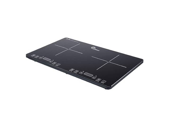 LITTLE BALANCE 8858 Little Induction Duo\, Plaque de cuisson induction 2 feux\, Plaque de cuisson portable\, Cuisson rapide\, Thermostat réglable 10 niveaux de température\, Jusqu’à 240°C\, 3500W\, Noir