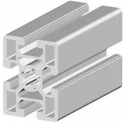 RS PRO, Profil + Stange, Silber Manuelle Produktionssysteme Aluminiu