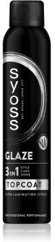 Syoss Intense Glaze Topcoat brilho para cabelo 200 ml. Intense Glaze Topcoat