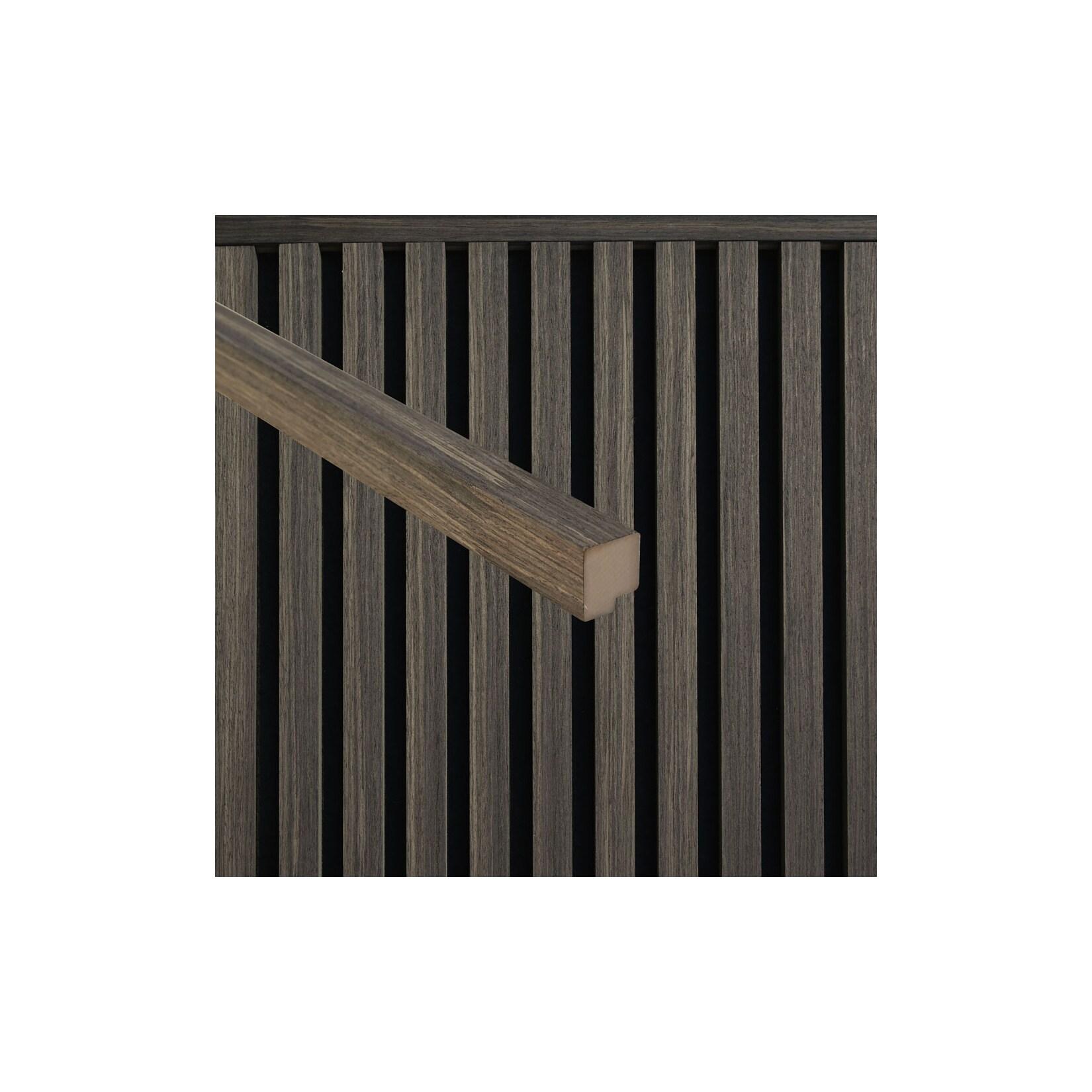 HOME DELUXE Abschlussleiste für Akustikpaneel ENDO Smoked Oak - 240 cm - Menge: 1