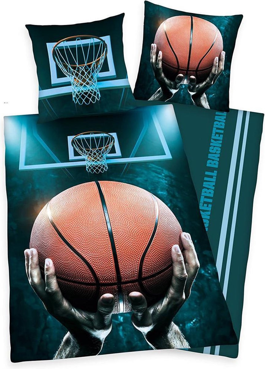 Dekbedovertrek Basketbal 140 x 200 cm