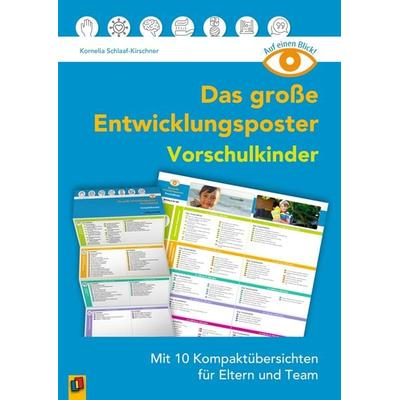 Das große Entwicklungsposter – Vorschulkinder, Sonstige von Kornelia Schlaaf-Kirschner, Verlag an der Ruhr, 978-3-8346-4316-2