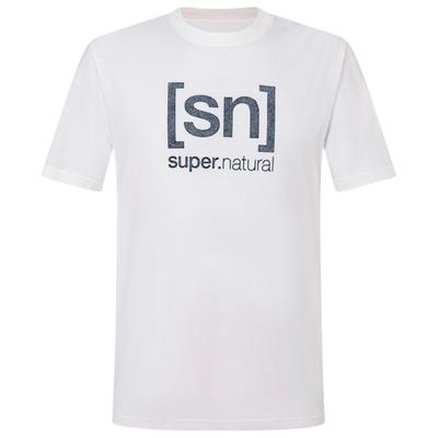 super.natural - Denilogo Bio Cotton Tee - Merinoshirt Gr XL weiß
