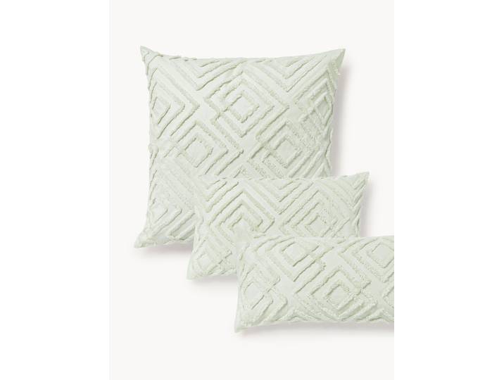 Taie d'oreiller en percale de coton avec motif tufté Phil