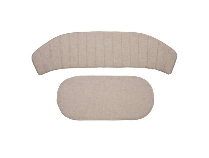 Sitz- und Rückenpolster (Set) für Vipp 721 Lagrasse Wohnlandschaft Vipp gelb, Designer Vipp Design, 110/147x4x51/39 cm