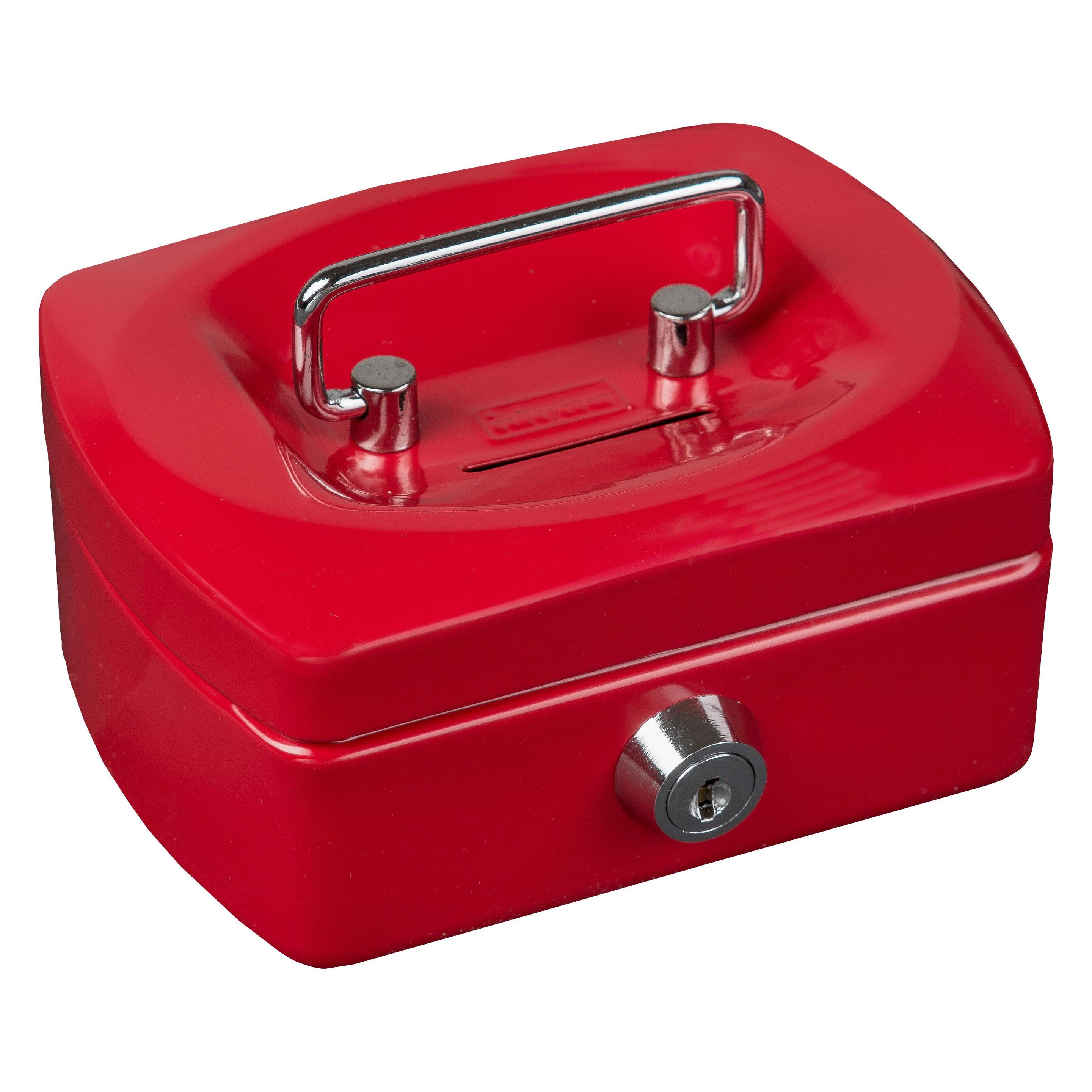 Idena Geldkassette Mini 125x95x60mm, rot (22692347)