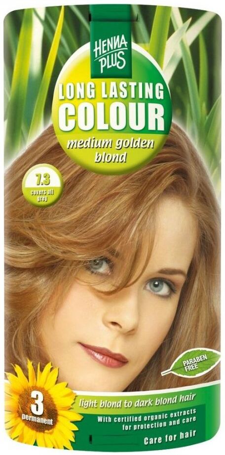 Hennaplus Long Lasting Medium Golden Blond 7,3 100ml