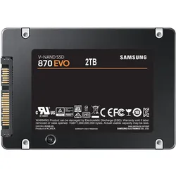 Samsung 870 EVO (2000 GB, 2.5"), SSD