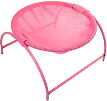 Uplifted Finds Elevated Standing Cat Hammock And Deep Sleeping Bed pink