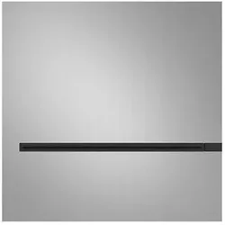 Gessi Binario, Modul Strahlart Schwall 200x200 mm mit SHIFT-Fix-Installation, 61104706, Farbe: Metall Schwarz PVD