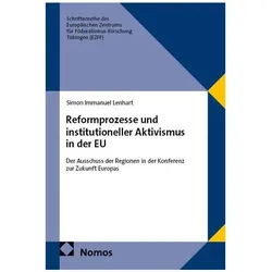 Reformprozesse und institutioneller Aktivismus in der EU, Fachbücher von Simon Immanuel Lenhart