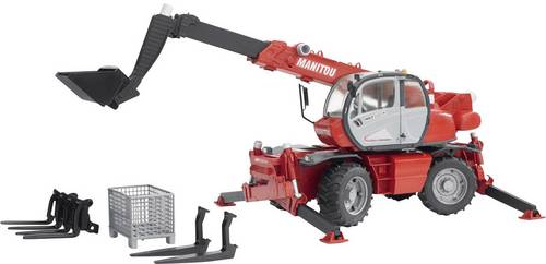 bruder Landwirtschafts Modell Manitou Teleskoplader MRT 2150 Fertigmodell Spezialfahrzeug Modell