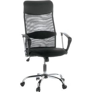 hJh-OFFICE Bürostuhl ARIA HIGH, 621100, schwarz, Kunstleder / Netz, belastbar bis 100 kg