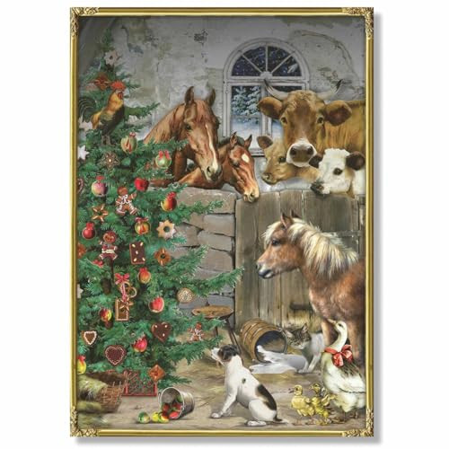 Coppenrath Wandkalender A4 Weihnacht im Stall
