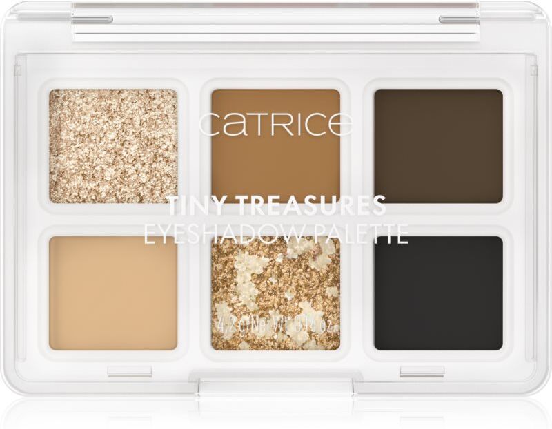 Catrice Tiny Treasures eyeshadow palette shade 010 Everyday Essentials 4.2 g