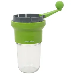 Fresh Choice Passiermühle mit Glas & Adapter – Frisch püriert, fein & sauber