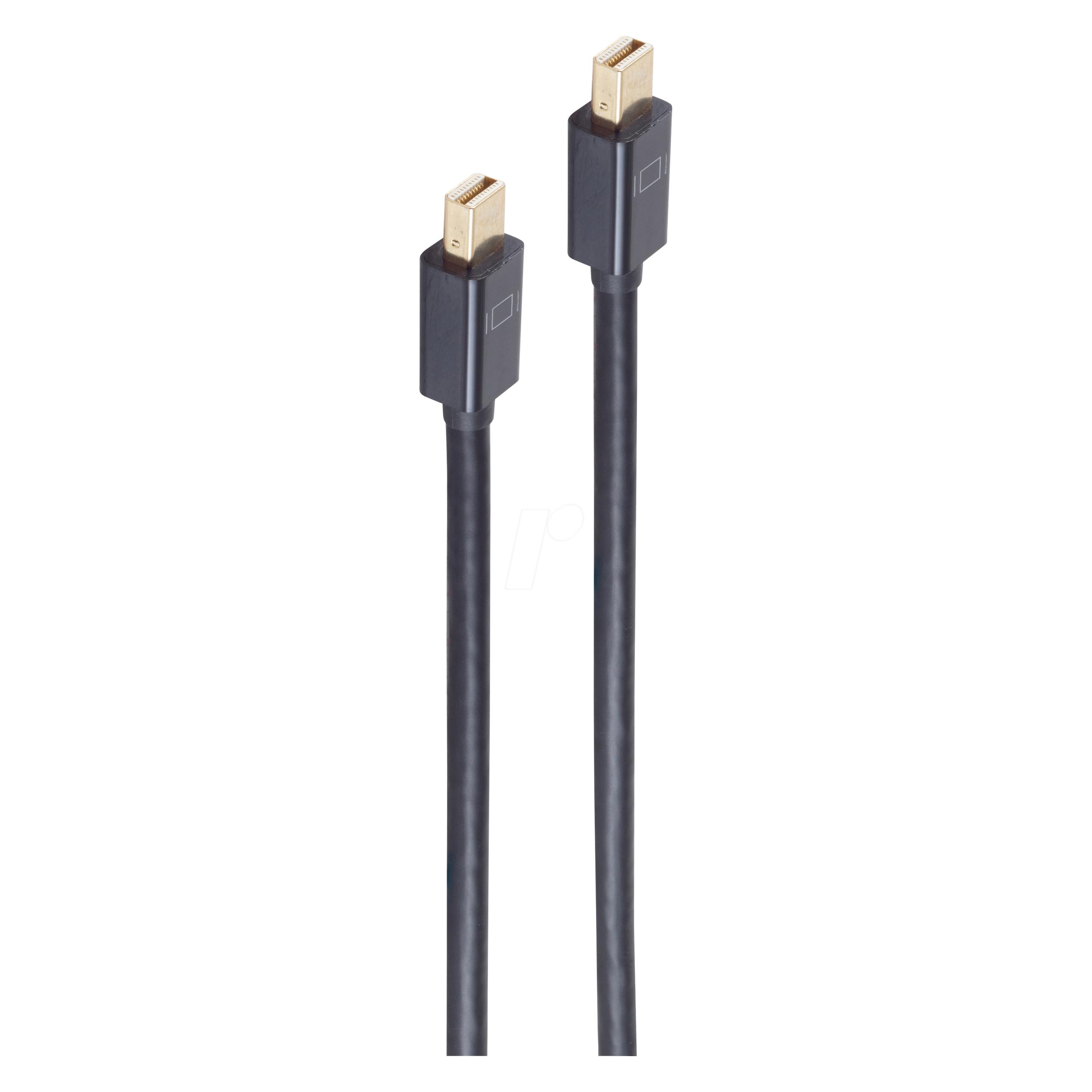 Shiverpeaks Mini-Displayportkabel 1.2 UHD schwarz 2 m (2 m) (SHVP BS10-51035)
