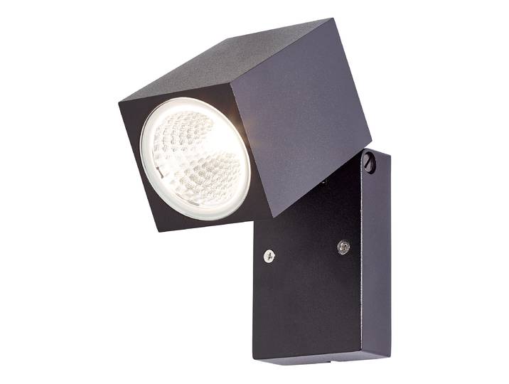 LED-Wandleuchte Burk 7 x 10 x 10cm Schwarz