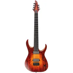 Mayones Duvell Elite 7 Lava Burst Satine #DF2601244 - E-Gitarre