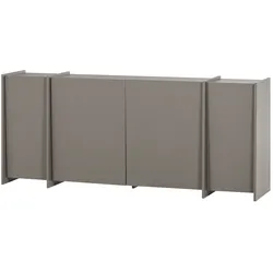 Tchibo - Woood Kommode »Brock« - 200x44x85cm - grau -