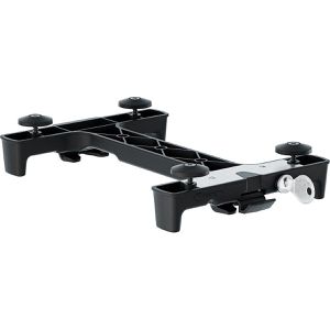 Racktime Gepäckträger-Adapter Snap-it 2.0 Adapterplatte, für Gepäckträgertaschen & Körbe, mit Standfüßen & Schloss