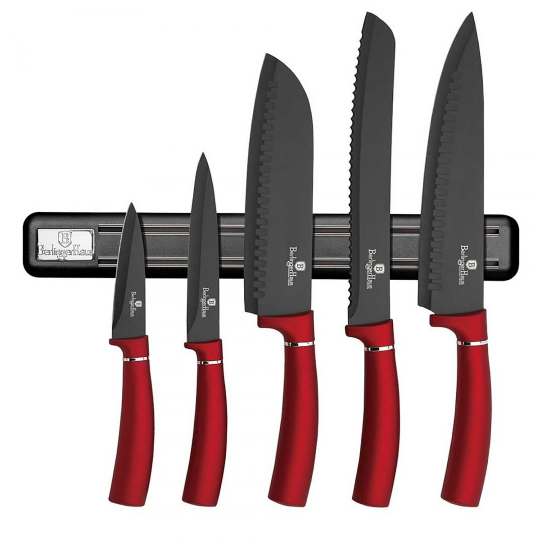 Berlinger Haus set van 5 keukenmessen Burgundy 8703