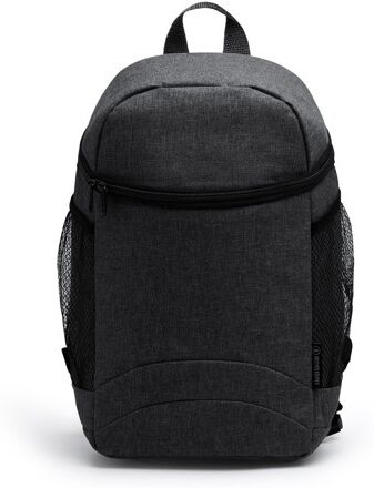 Sac à dos réfrigérant publicitaire en RPET chiné Ruper noir TAILLE UNIQUE ADULTE