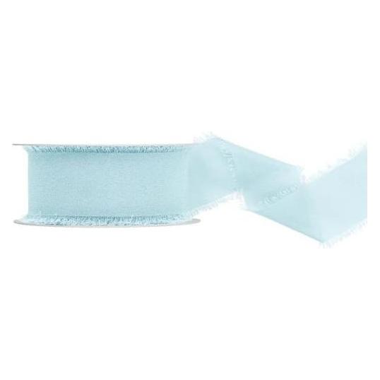 Partydeco Hellblaues Chiffonband 40 mm/10 m (WJ40-10-011J)