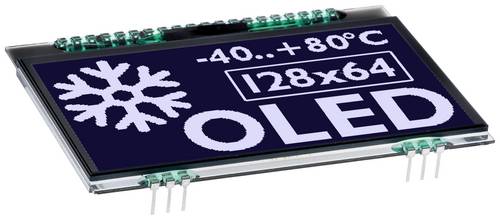DISPLAY VISIONS OLED-Display (B x H x T) 68 x 51 x 2.1mm
