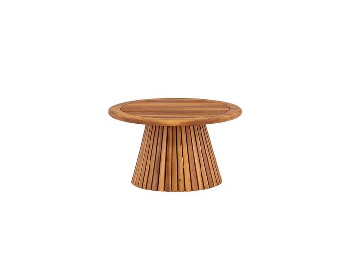 Furnlux Gartencouchtisch Lumpur Braun 70x70x40 cm, Holz, 70x40x70 cm, Gartenmöbel, Gartentische, Gartentische
