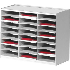 Paperflow Sortierstation Evolution 802.02, A4, 24 Fächer, 8 Etagen, Kunststoff, grau